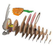 EUGY Rabbit 3D Model Kit