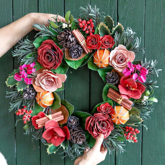 Bouquet In A Book: Christmas Wreath