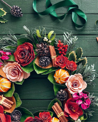 Bouquet In A Book: Christmas Wreath
