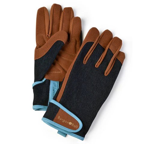 Dig The Glove, Men's Denim Gardening Gloves, L/XL