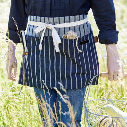 Sophie Conran Navy Stripe Waist Apron