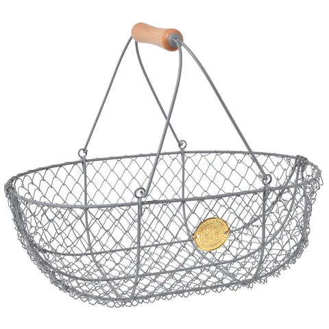 Sophie Conran Galvanized Wire Harvesting Basket, Large