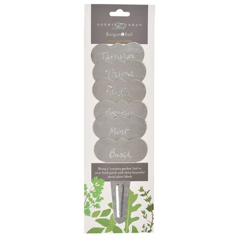 Sophie Conran Galvanized Herb Labels