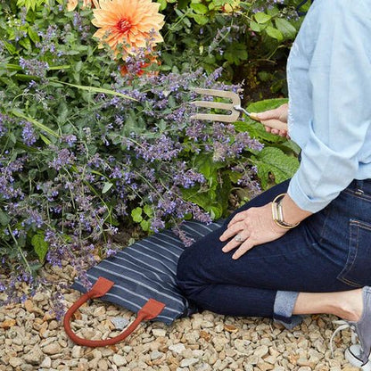 Sophie Conran Navy Stripe Garden Kneeler