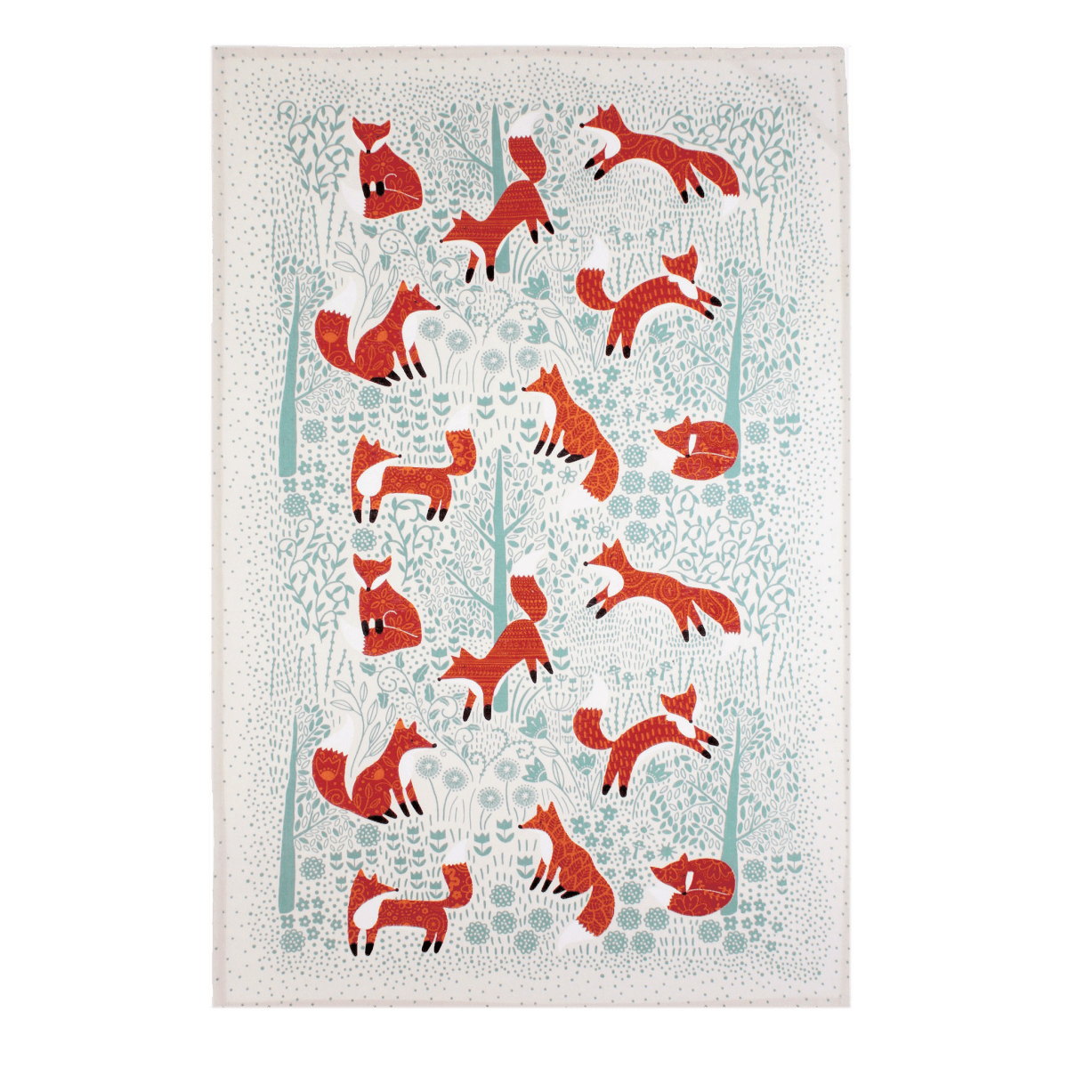 Foraging Fox Cotton Tea Towel