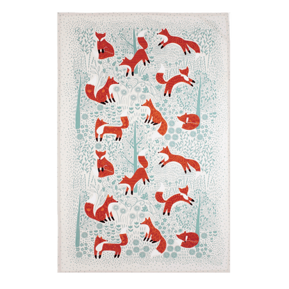 Foraging Fox Cotton Tea Towel