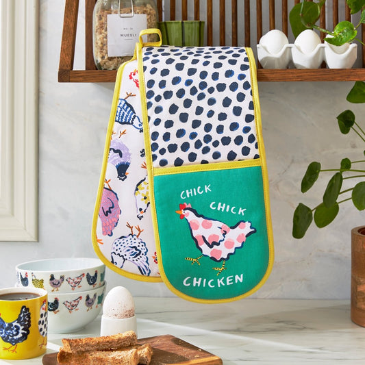 Chick Chicken Cotton Double Oven Glove
