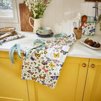 Butterfly Grove Cotton Apron