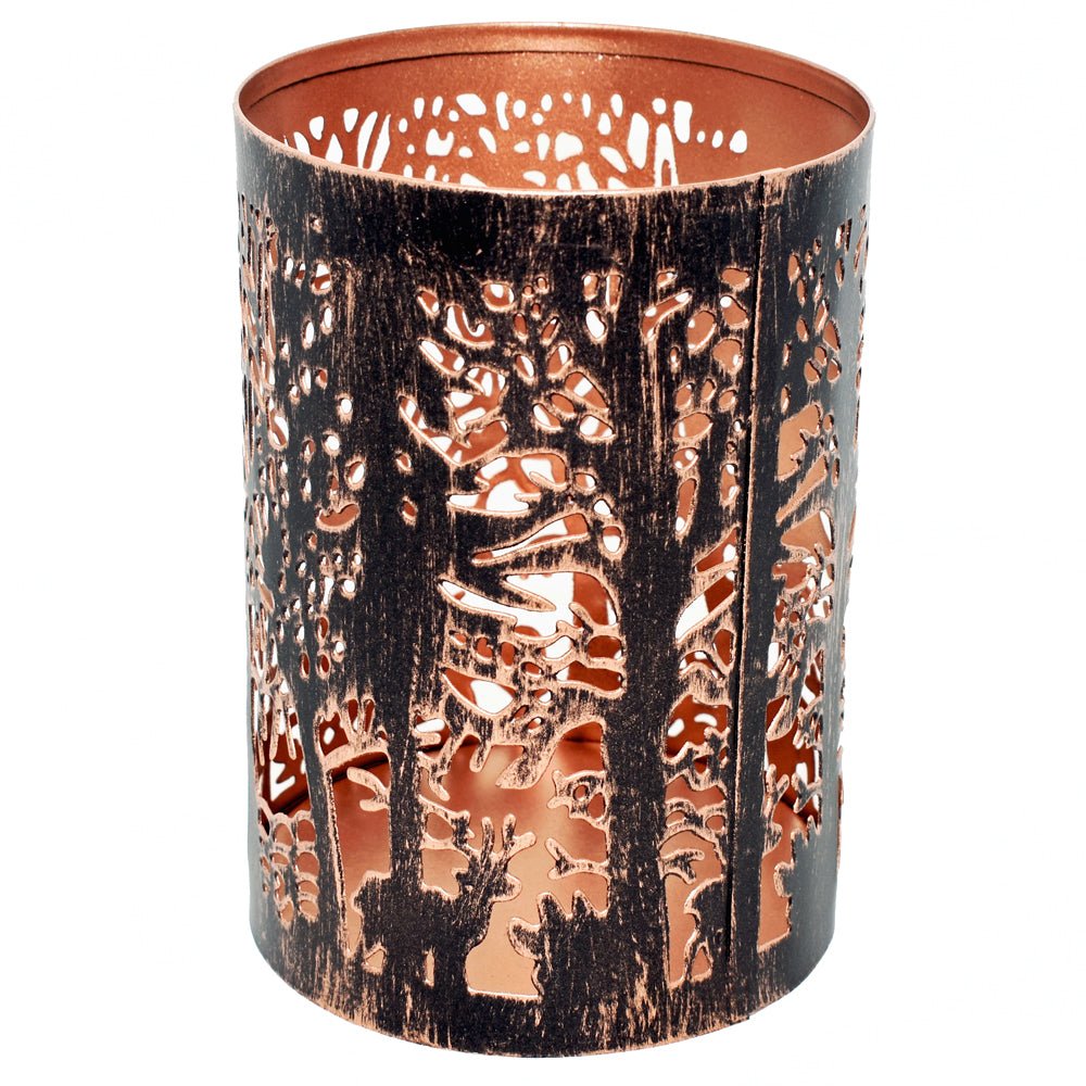 Woodland Scene Candle Holder