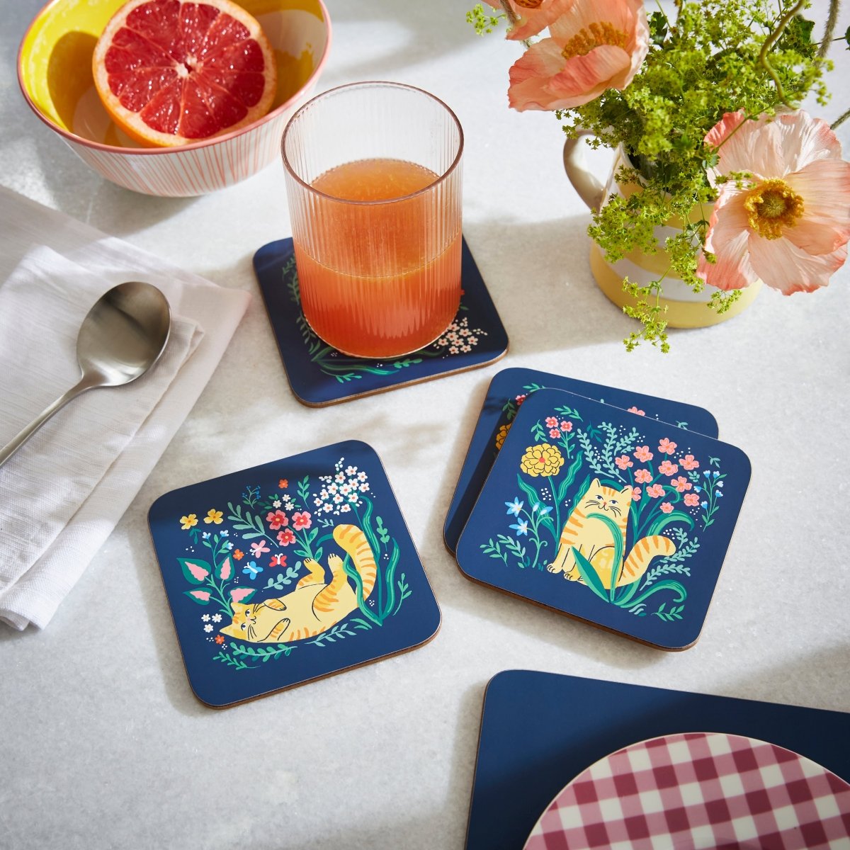 Marmalade Meadow Coasters, 4pk