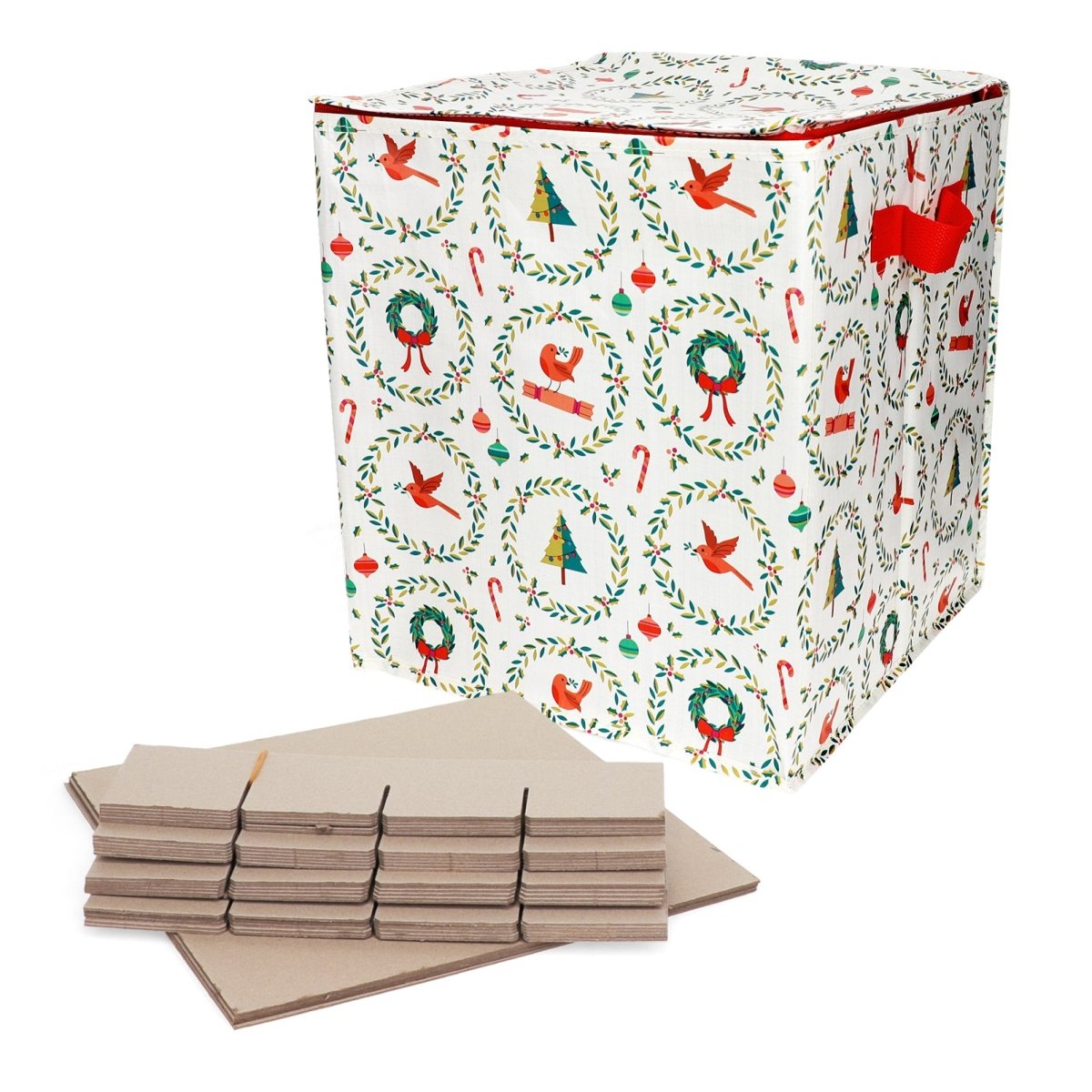 Classic Christmas Bauble Storage Bag