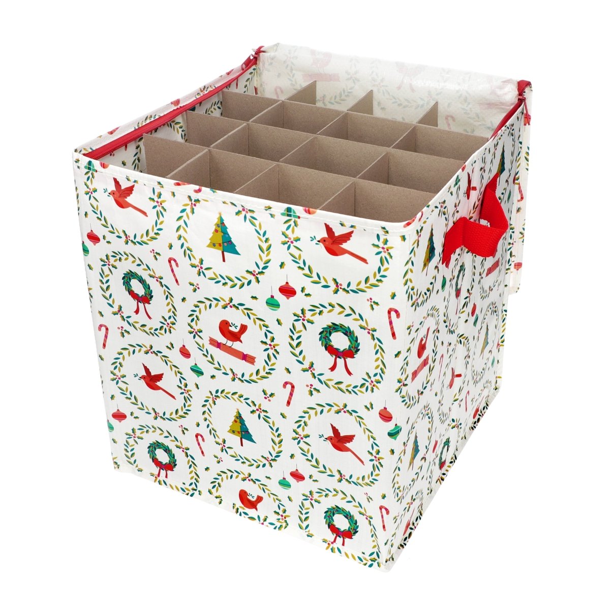 Classic Christmas Bauble Storage Bag