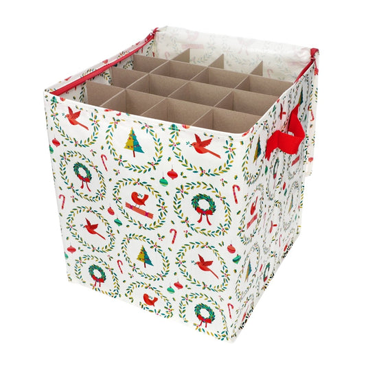 Classic Christmas Bauble Storage Bag