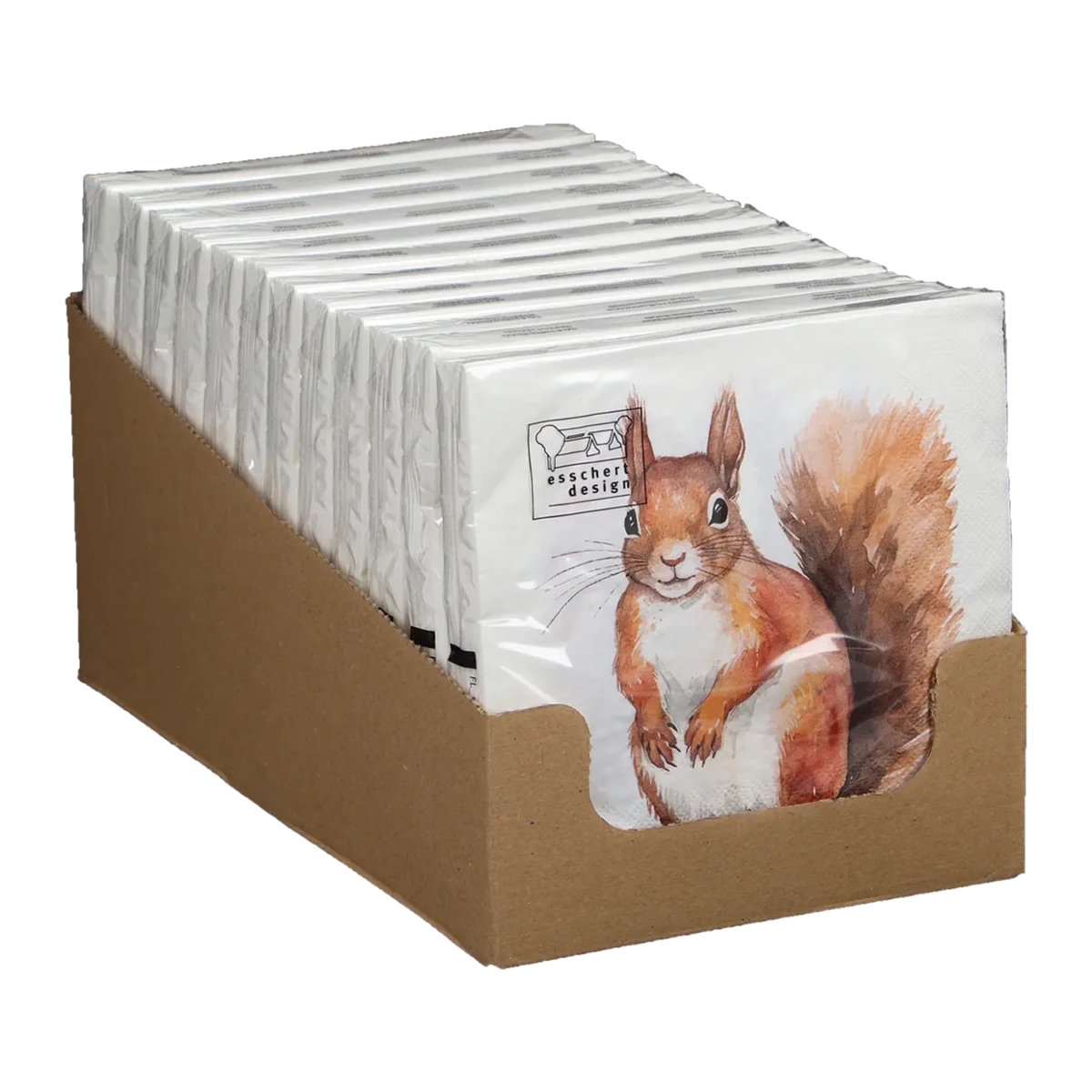 Red Squirrel Paper Napkins