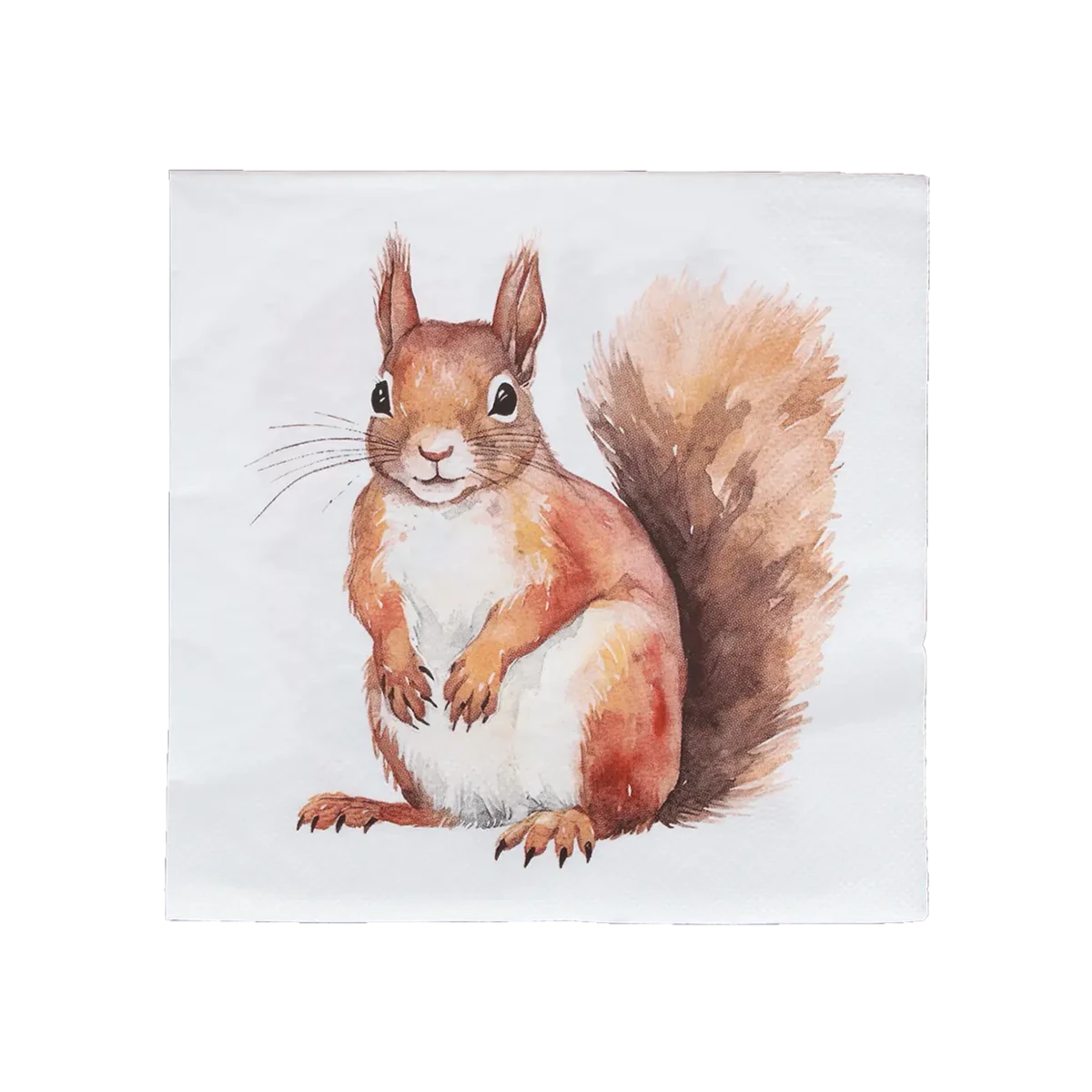 Red Squirrel Paper Napkins