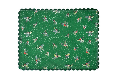 Christmas Robins Cotton Placemat - 2 Pack