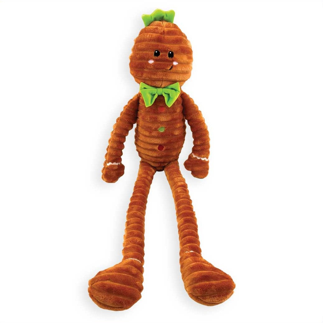 Jumbo Gingerbread Plush Dog Toy