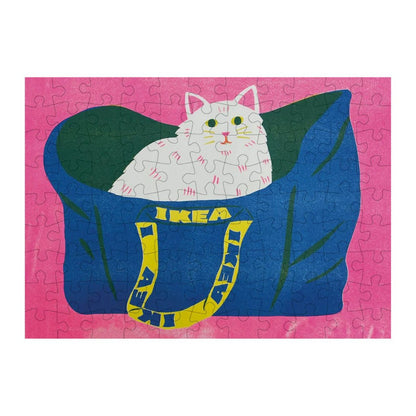 Cat In a Bag 99 Piece Mini Jigsaw Puzzle