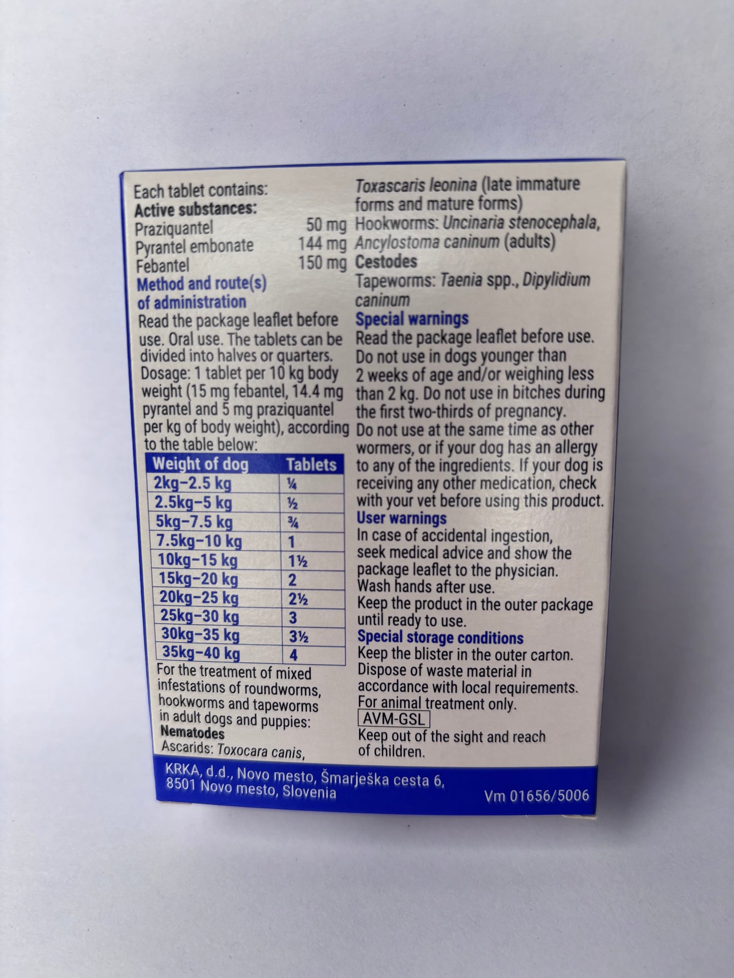 RSPCA WormAway for Dogs x 2 tablets