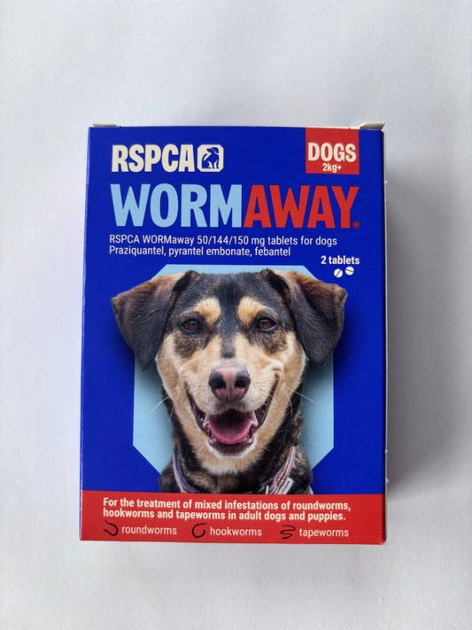 RSPCA WormAway for Dogs x 2 tablets