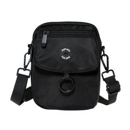 Water Resistant Dog Walking Bag - Black