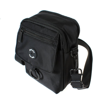 Water Resistant Dog Walking Bag - Black