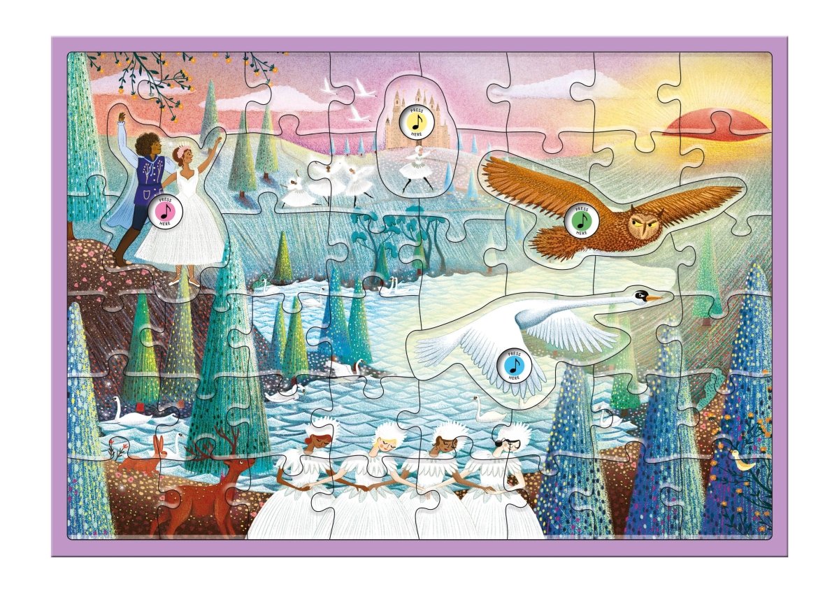 Story Orchestra Musical Jigsaw Puzzle: Swan Lake, 48 piece