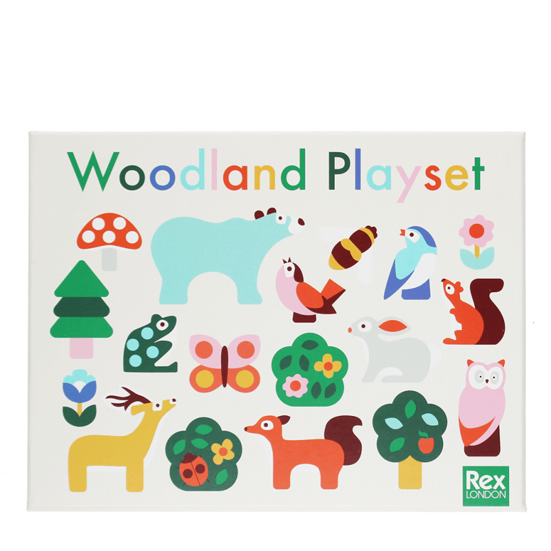 Wooden Animal Playset