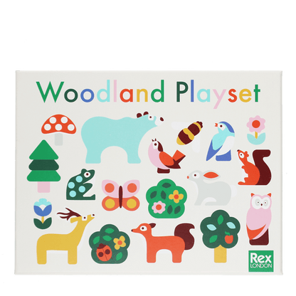 Wooden Animal Playset