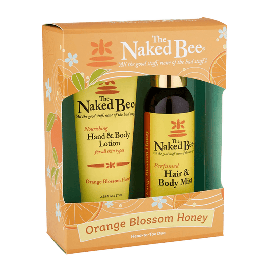 The Naked Bee Orange Blossom Honey Head to Toe Duo Gift Set