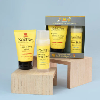 The Naked Bee Orange Blossom Honey Hand & Feet Gift Set