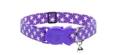 Cat Safety Collar, Star Print