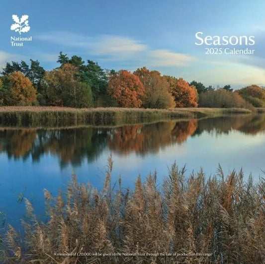 National Trust Seasons Square Wall Calendar 2025