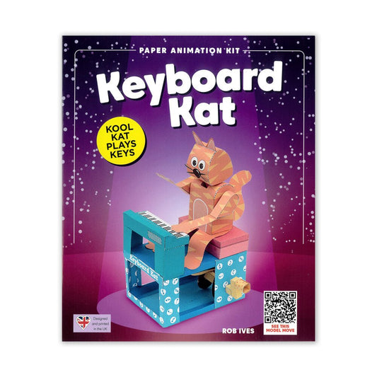 Keyboard Kat Paper Animation Kit