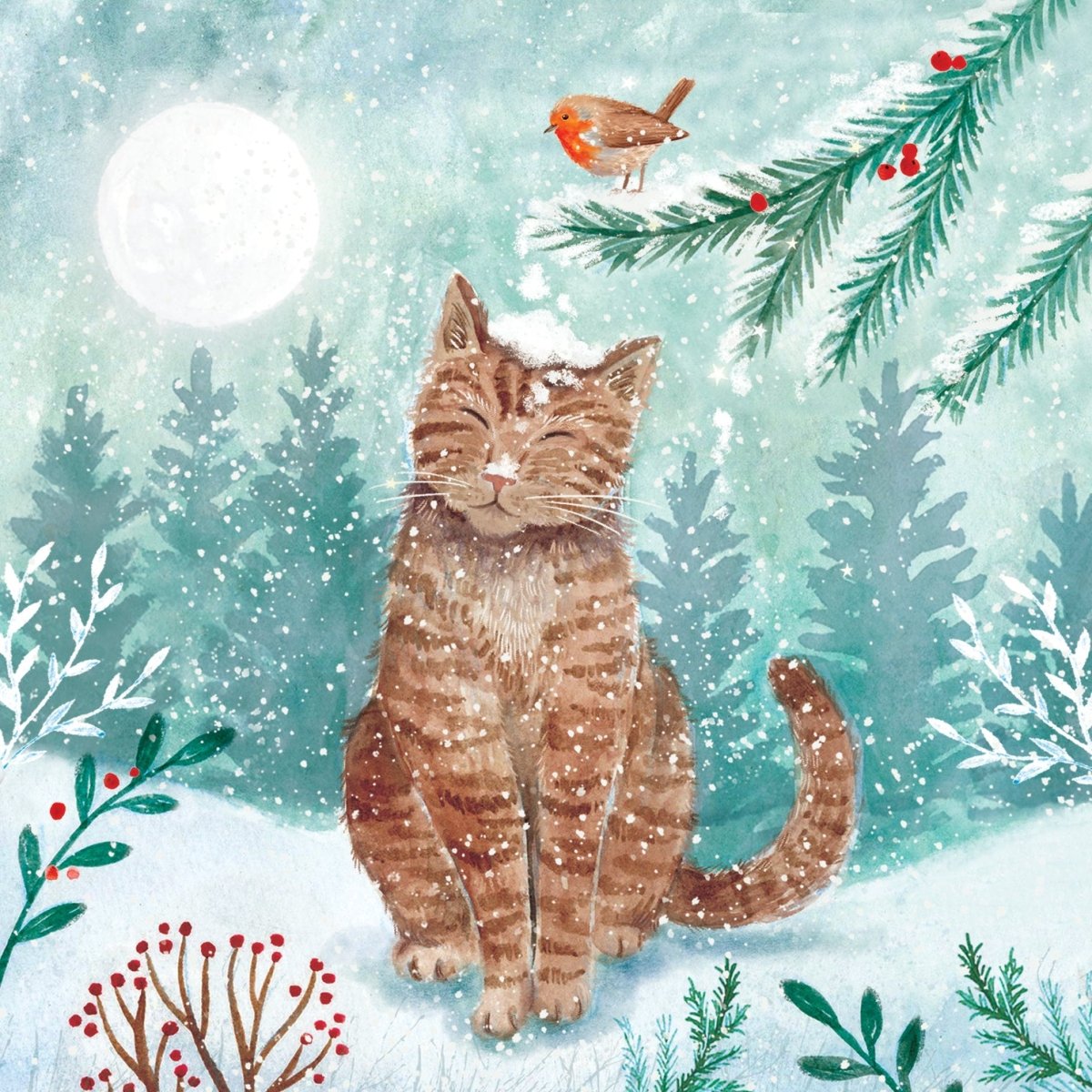 Snowfall RSPCA Charity Christmas Cards 2025 10 pack