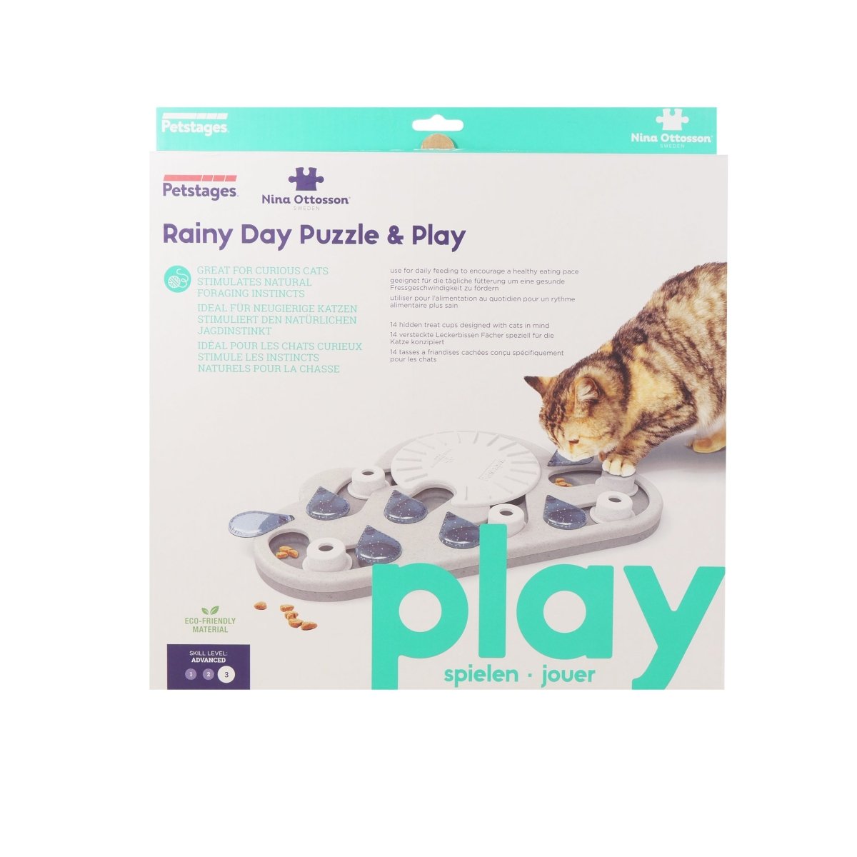 Nina Ottosson Rainy Day Puzzle & Play Cat Game