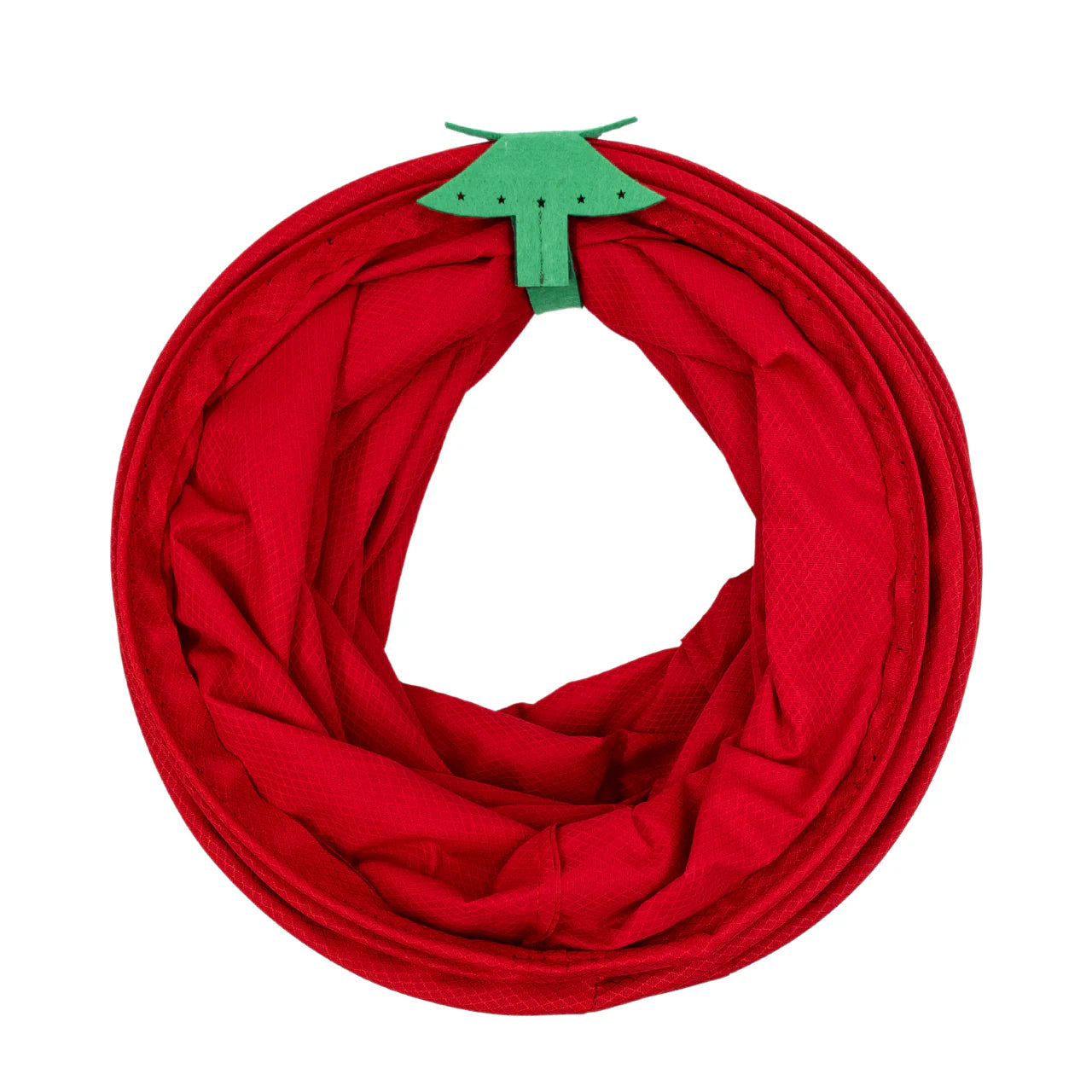MyMeow Red Christmas Tree Cat Tunnel