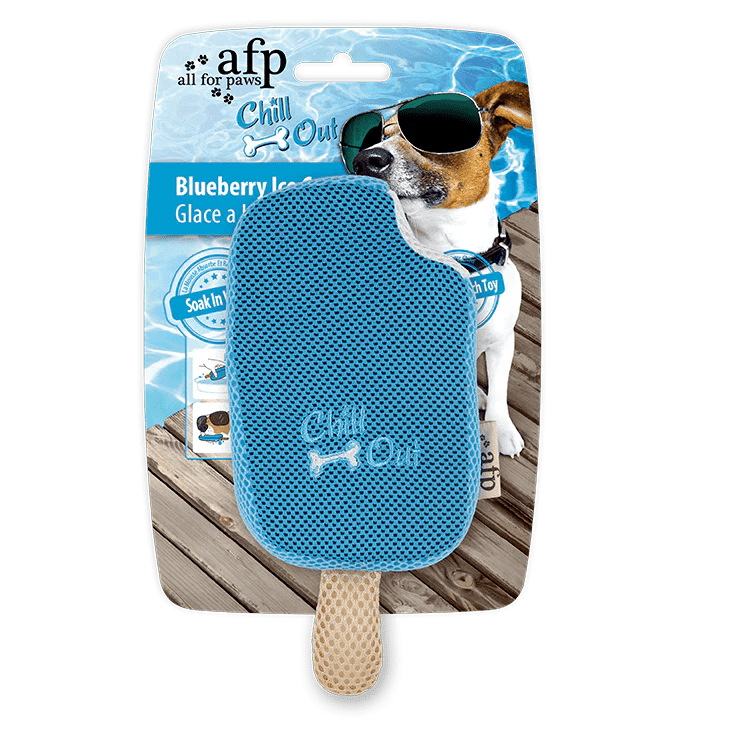 All For Paws Chill Out Blueberry Ice Cream Dog Toy