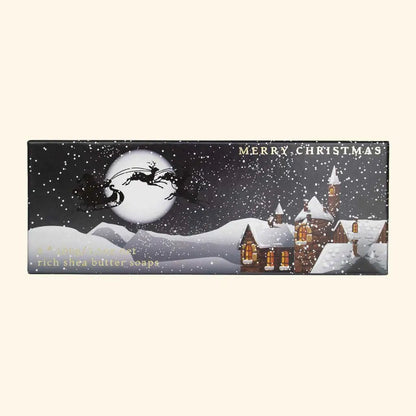 Winter Village Mulled Wine Triple Soap Gift Box