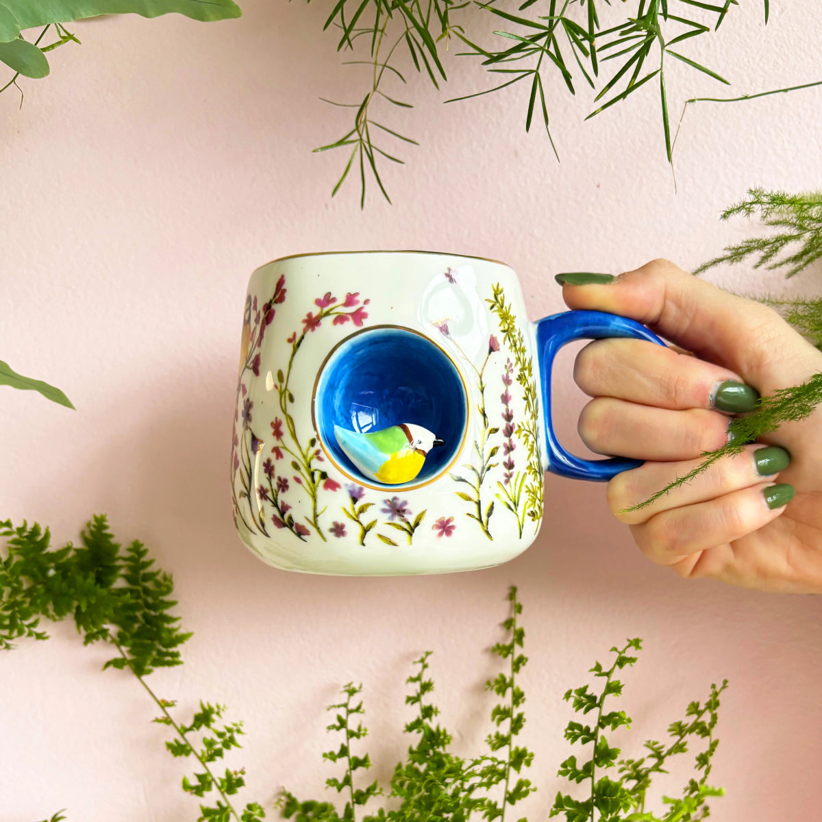 Secret Garden 3D Bird Mug