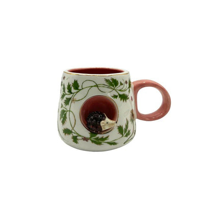 Secret Garden 3D Blue Hedgehog Mug