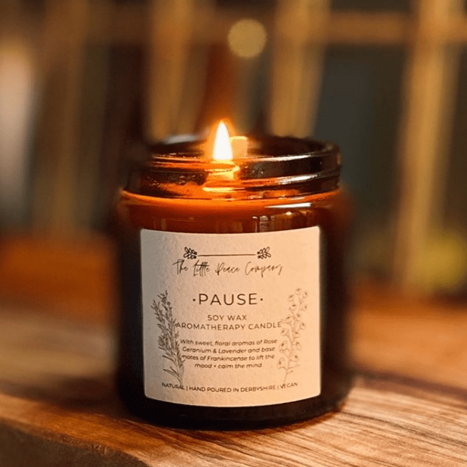 Pause Soy Wax Aromatherapy Candle