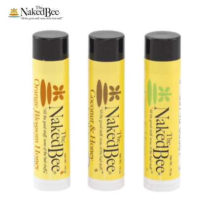 The Naked Bee Lipbalm Trio