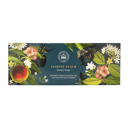 Kew Gardens Jasmine Peach Triple Soap Gift Box