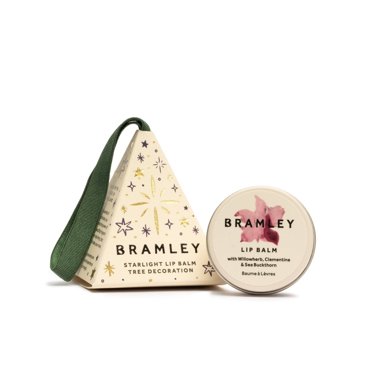 Bramley 'Starry Nights' Lip Balm Hanging Tree Decoration