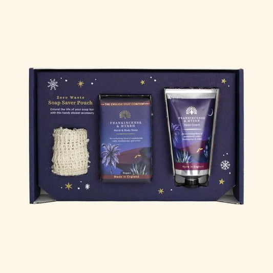 Wintertide Frankincense and Myrrh Luxury Soap and Hand Cream Gift Set