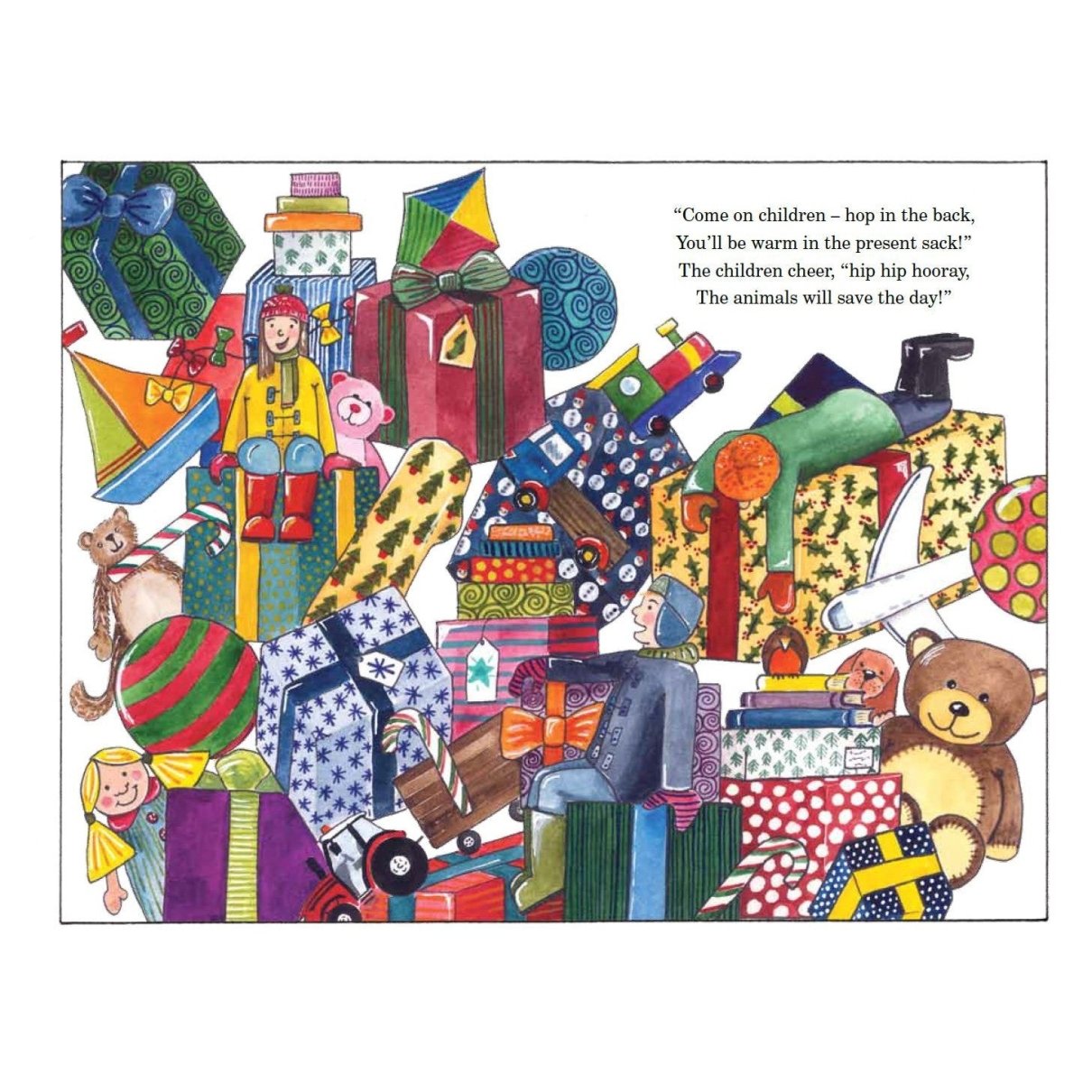 Farmer Christmas Festive Farmyard