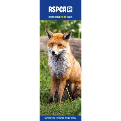 RSPCA British Wildlife Slim Calendar 2025