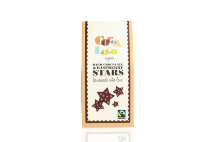 Dark Chocolate and Raspberry Stars