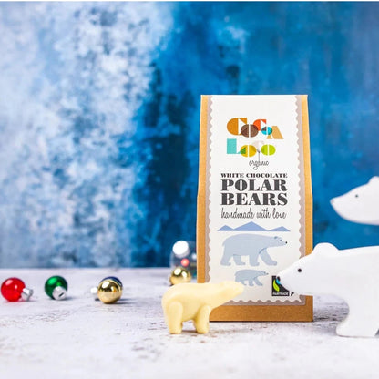 Cocoa Loco White Chocolate Polar Bears 100g